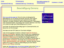 Tablet Screenshot of demenz.ellhol.de